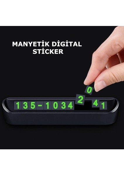 Araç Park Numaratör 1+1 Telefon Numaratörü