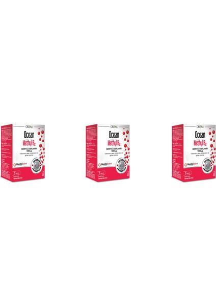 Ocean Methyl B12 Methylcobalamın 1000 Ug 5 ml 3'lü Paket