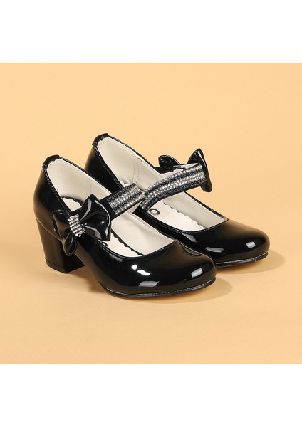 Kiko 752 Rugan Günlük Kız Çocuk 4 cm Topuk Babet Ayakkabı modelleri