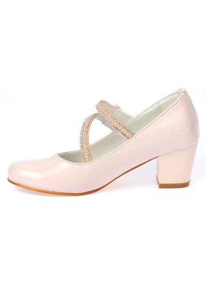 Kiko 750 Rugan Günlük Kız Çocuk 4 cm Topuk Babet Ayakkabı modelleri