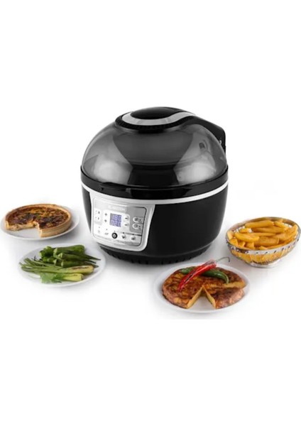 Vitair Turbo Airfryer 1400 W Fritöz - Siyah