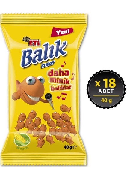 Mısırlı Balık Mini 40GR 18 Adet