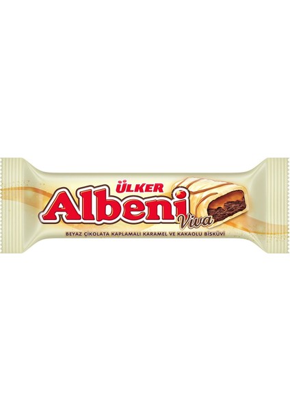 Albeni Beyaz Çikolata Kaplı Bar 144 Tane