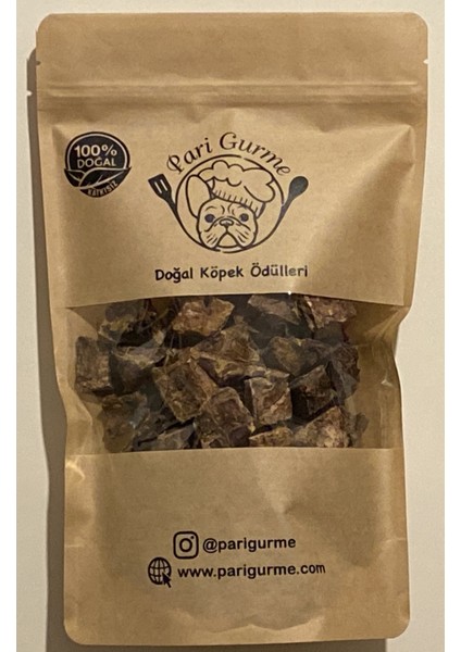 Dana Küp Ciğer 1x1 Köpek Ödülü %100 Doğal Naturel 100GR