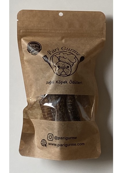 Kuzu Gırtlak Köpek Ödülü %100 Doğal Naturel 50GR