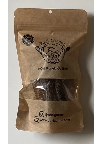 Pari Gurme Kuzu Gırtlak Köpek Ödülü %100 Doğal Naturel 50GR