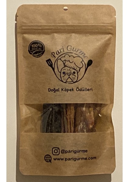 Inek Memesi Çubuk Köpek Ödülü %100 Doğal Naturel 100GR