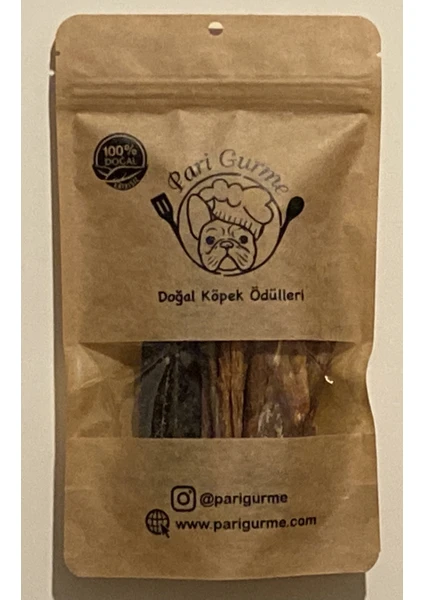 Pari Gurme Inek Memesi Çubuk Köpek Ödülü %100 Doğal Naturel 100GR