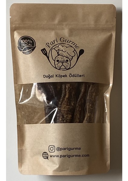 Kuzu Gırtlak Köpek Ödülü %100 Doğal Naturel 100GR