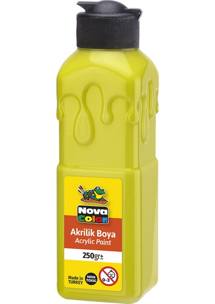 NC-3032 Akrilik Boya Limon Sarısı 250 gr