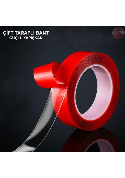 Çift Taraflı Bant 15MM x 5 Metre Süper Güçlü Yapışkan