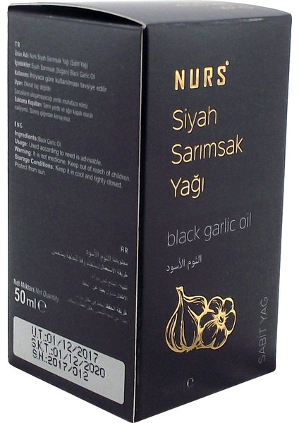 Siyah Sarımsak Yağı 50 ml