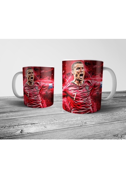 Cristiano Ronaldo Kupa Bardak Model 3
