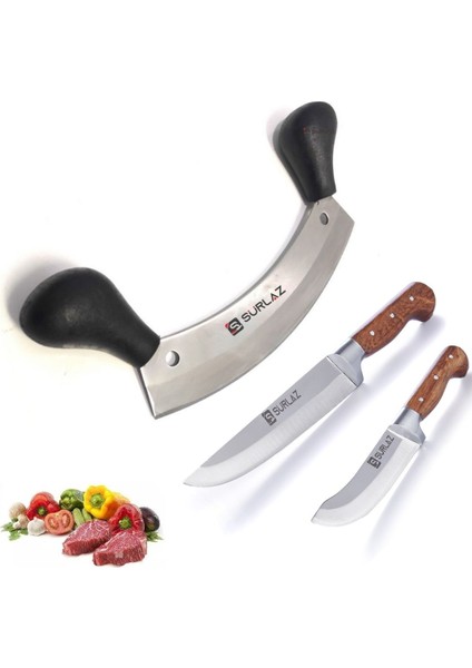 Mutfak Bıçak Seti Zırh Bıçak Et Kıyma Bıçakları