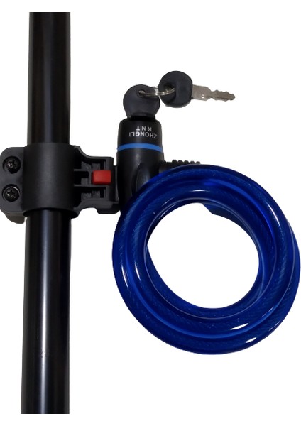 Knt 12X1200 mm Anahtarlı Halat Kilit Taşıma Aparatlı Dolamalı fırsatları