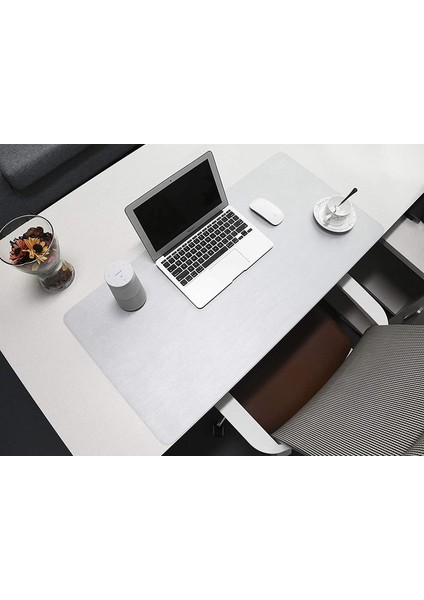 Speed 30cm X 60cm Masaüstü Oyun Gaming Ofis Baskısız Kaymaz Mousepad-Gri