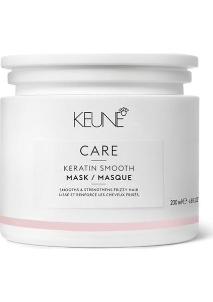 Keratin Smooth Pürüzsüzleştirici ve Yeniden Yapılandırıcı Saç Maskesi 200 ml