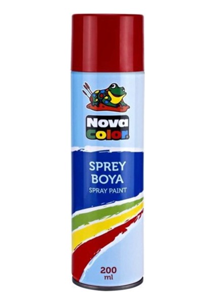 Sprey Boya 200 ml Kırmızı NC-801