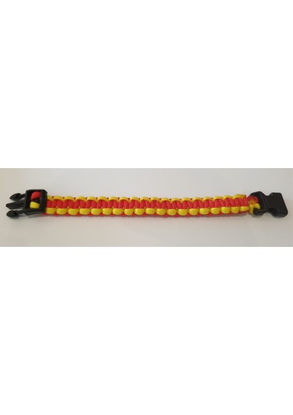 Paracord Taraftar Bileklik #sarı Kırmızı