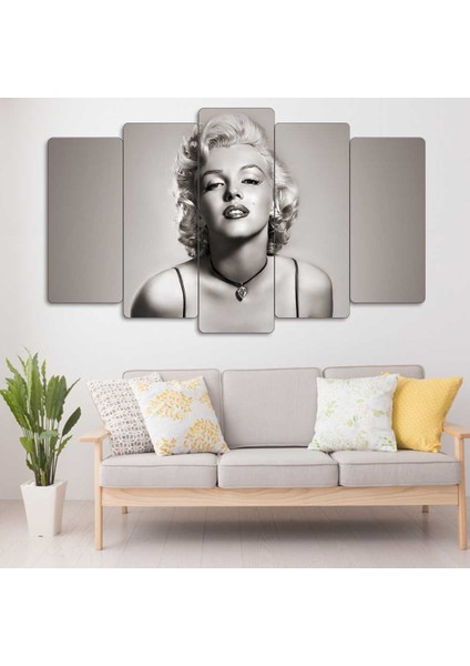 Marilyn Monroe  5 Parçalı Dekoratif Tablo