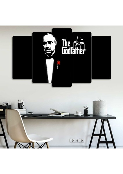 The Godhather 5 Parçalı Dekoratif Tablo