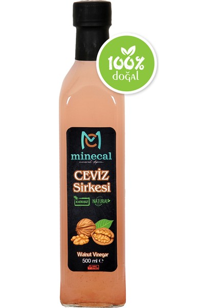 %100 Ev Yapımı Katkısız Ceviz Sirkesi 500ML