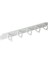 1u 19'' Metal Kancalı Yatay Kablo Organizer Gri 1
