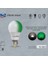 Renkli LED Ampül 2 Renk Beyaz-Yesil 9+2 Watt FL-1260-BY 2