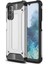 Samsung Galaxy A32 Kapak Çift Katmanlı Zırh Tank Kılıf Gri 1