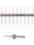 Profi̇sher Pcb Mikro Karbür Cnc Matkap Ucu 10'lu Set 1,15 mm Tungsten 18 Shank 2