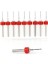 Profi̇sher Pcb Mikro Karbür Cnc Matkap Ucu 10'lu Set 1,25 mm Tungsten 18 Shank 2