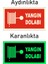 Fotolümen Fosforlu Yangın Dolabı Yön Levhası 1