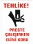 5 Adet Tehlike Preste Çalışırken Elini Koru Uyarı Levhası 1