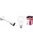 Porselen Askı Takımı Askı Duy + Osram 8,5W LED Ampul Beyaz 1