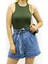 Mad Girls Haki Crop Top MG361 2