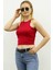 Mad Girls Bordo Crop Top MG361 5