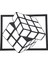 Rubik Metal Tablo -58X51 cm 1