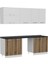 220 cm Mutfak Dolabı Beyaz Dore 220-D10 2