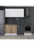 220 cm Mutfak Dolabı Beyaz Dore 220-D13 1