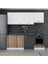 220 cm Mutfak Dolabı Beyaz Dore 220-D14 1