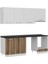 220 cm Mutfak Dolabı Beyaz Dore 220-D14 2