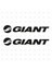 Sticker Master Sticker Master Giant Bisiklet Sağ ve Sol Etiket Çıkartma Yapıştırma 25 cm Siyah Oto Motor Pc Etiket 1