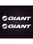 Sticker Master Sticker Master Giant Bisiklet Sağ ve Sol Etiket Çıkartma Yapıştırma 25 cm Siyah Oto Motor Pc Etiket 2