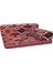 MTK405-402 Şark Köşesi Bordo Halı Ds. Üçlü Minder Takımı 120LİK 1