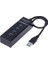 USB Çoklayıcı Siyah Işıklı Switch Port 4 Port USB Hub 3.0 1