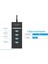 USB Çoklayıcı Siyah Işıklı Switch Port 4 Port USB Hub 3.0 4