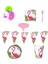 Flamingo 1-3-4 Ekonomik Doğum Günü Süsleri ve Parti Seti 8 Kişilik 8 Kişilik Tabak Bardak Peçete Çatal 1