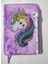 Peluş Unicorn Günlük ve Kalem Seti Mor 1