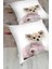 Sevimli Köpek Desenli Dijital Baskılı Modern Hayvan Yer Minderi 2