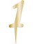 Pleksi Rakam 1 Gold 7 Cm Aynalı Pleksi 1